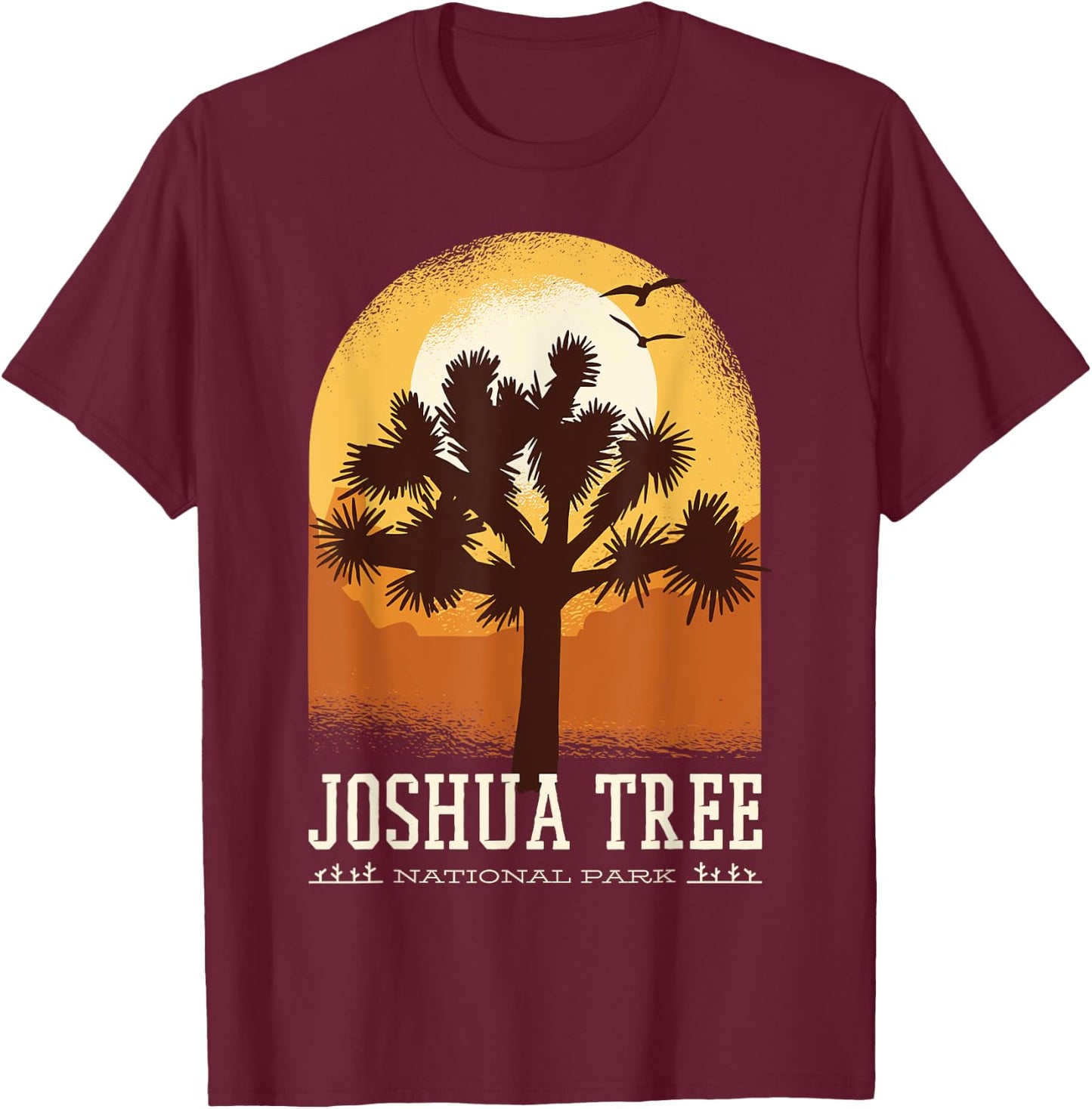 California Joshua Tree National Park 1994 T-Shirt - T-Shirt | Maroon