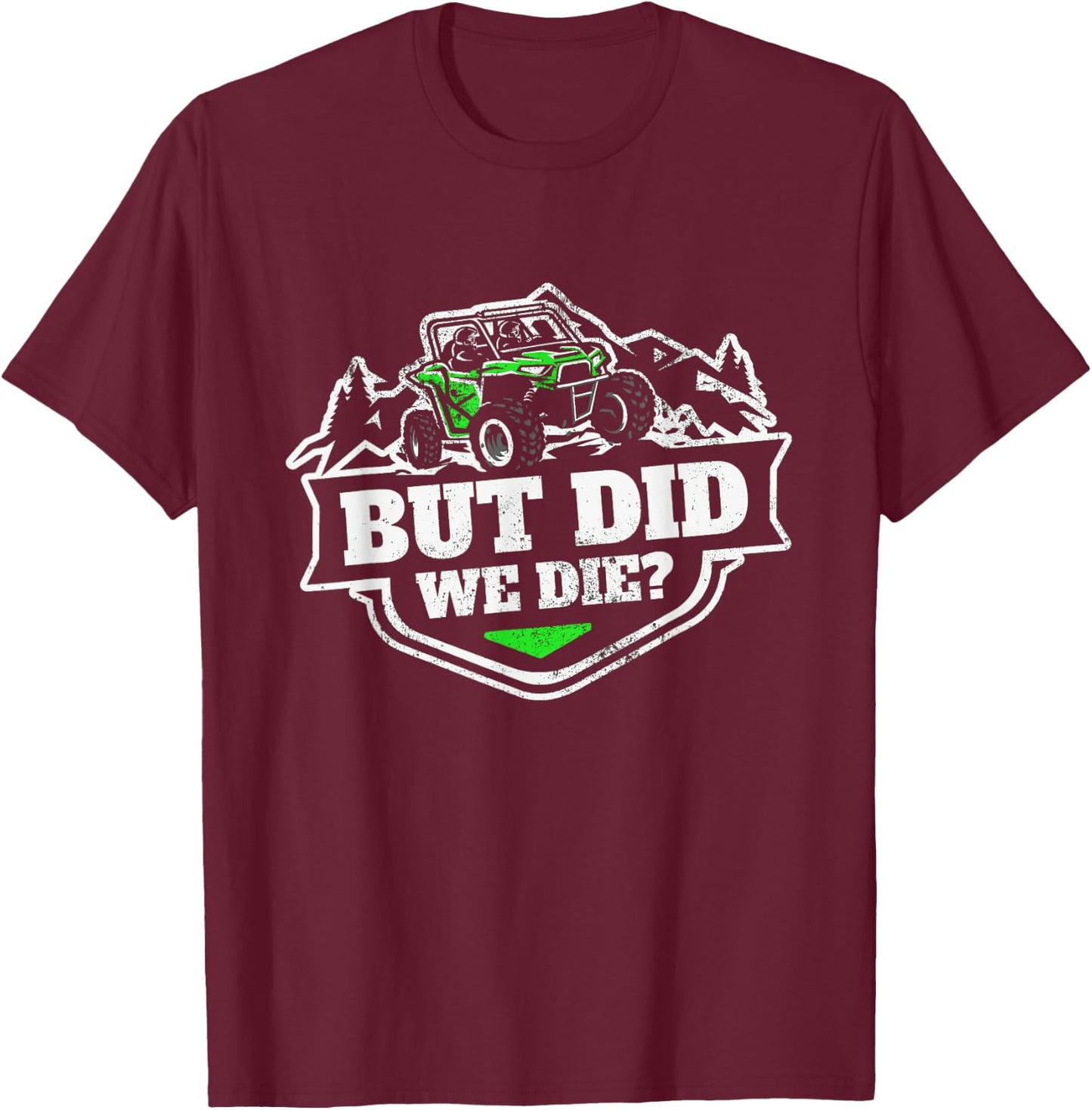 Funny Off-Roading ATV UTV Rock Crawling Off Road Vehicle T-Shirt - T-Shirt | Maroon