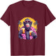 Monkey Drinking Beer Funny Beer Drinker Drunk Gorilla Ape T-Shirt - T-Shirt | Maroon
