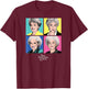 The Golden Girls - Group Pop Art T-Shirt - T-Shirt | Maroon