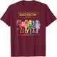 Rainbow High - Character Doll Lineup T-Shirt - T-Shirt | Maroon