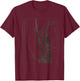 Japan Art Japanese Aesthetic Floral Harajuku Merch -Adults Botanical Graphic Black Small T-Shirt - T-Shirt | Maroon