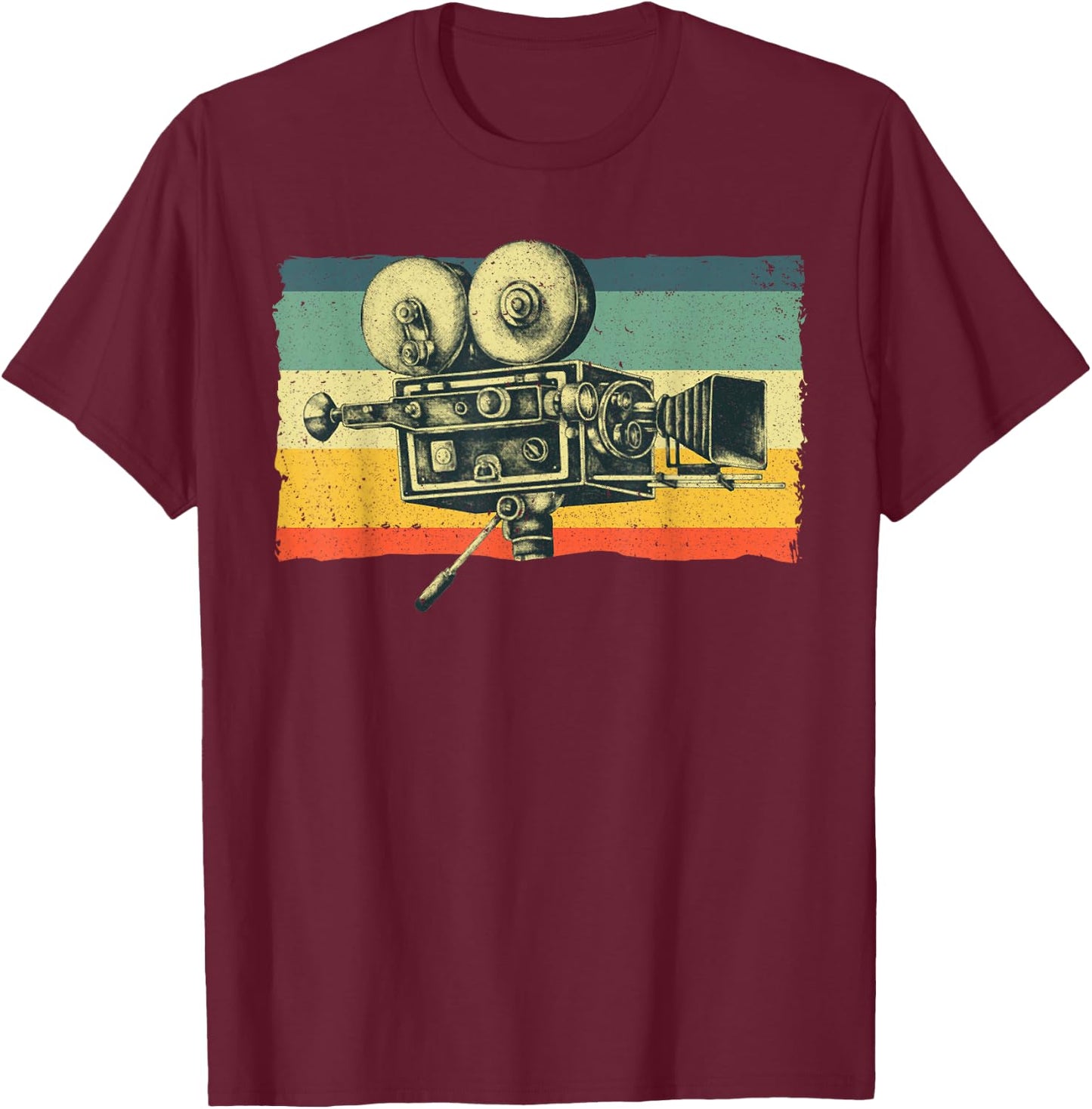 Cool Filmmaker Women Camera Movie Making Filmmaking T-Shirt - T-Shirt | Maroon