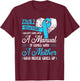 22q11.2 Deletion DiGeorge Syndrome Awareness Ribbon T-Shirt - T-Shirt | Maroon