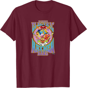 Disney - The Muppets Dr Teeth's Electric Mayhem Band T-Shirt - T-Shirt | Maroon