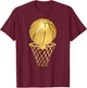 Basketball Player - Trophy Game Coach Sports Lover T-Shirt - T-Shirt | Maroon