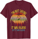 I'm Not Saying It Was Aliens But It Was Space Ship Meme T-Shirt - T-Shirt | Maroon