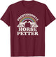 Equestrian Horse Lover Rainbow Professional Horse Petter T-Shirt - T-Shirt | Maroon