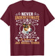 Never Underestimate A Woman And Jack Russell Terrier - Puppy T-Shirt - T-Shirt | Maroon