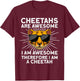 Cute Cheetah Design Women Cat Animal Cheetah Lover T-Shirt - T-Shirt | Maroon