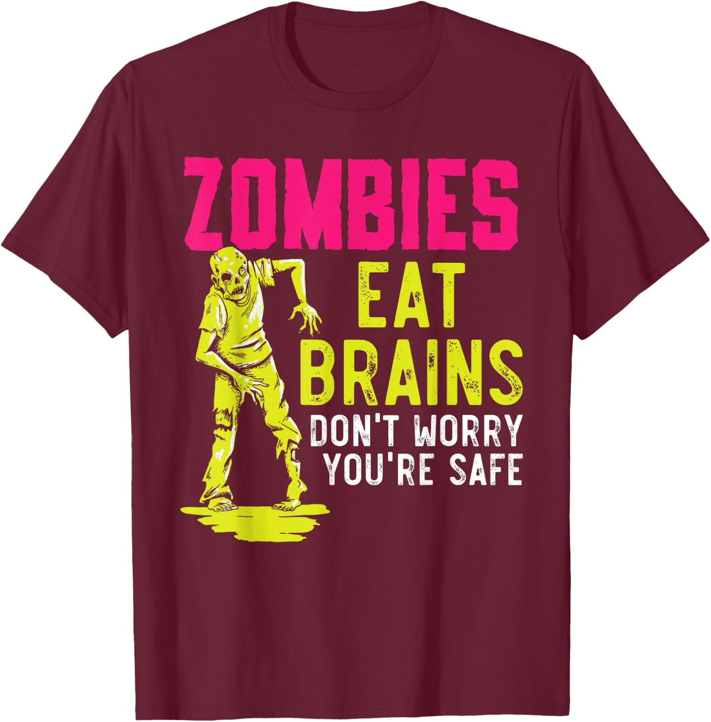 Zombie Lover Undead Monster Halloween Trick Or Treat T-Shirt - T-Shirt | Maroon