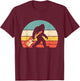 Bigfoot Bass Guitar - Bass Player Bassist Music Guitarist T-Shirt - T-Shirt | Maroon