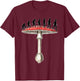 Stoned Ape Funny Theory Microdosing since Ancient Times T-Shirt - T-Shirt | Maroon