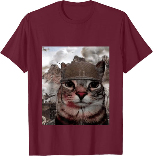 Thousand Yard Stare Funny , , for girls. T-Shirt - T-Shirt | Maroon