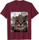 Thousand Yard Stare Funny , , for girls. T-Shirt - T-Shirt | Maroon