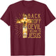 Back Off Devil I Belong to Jesus Faith Religious Christian T-Shirt - T-Shirt | Maroon