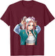 Anime Girl | Otaku Kawaii | Japanese Anime T-Shirt - T-Shirt | Maroon