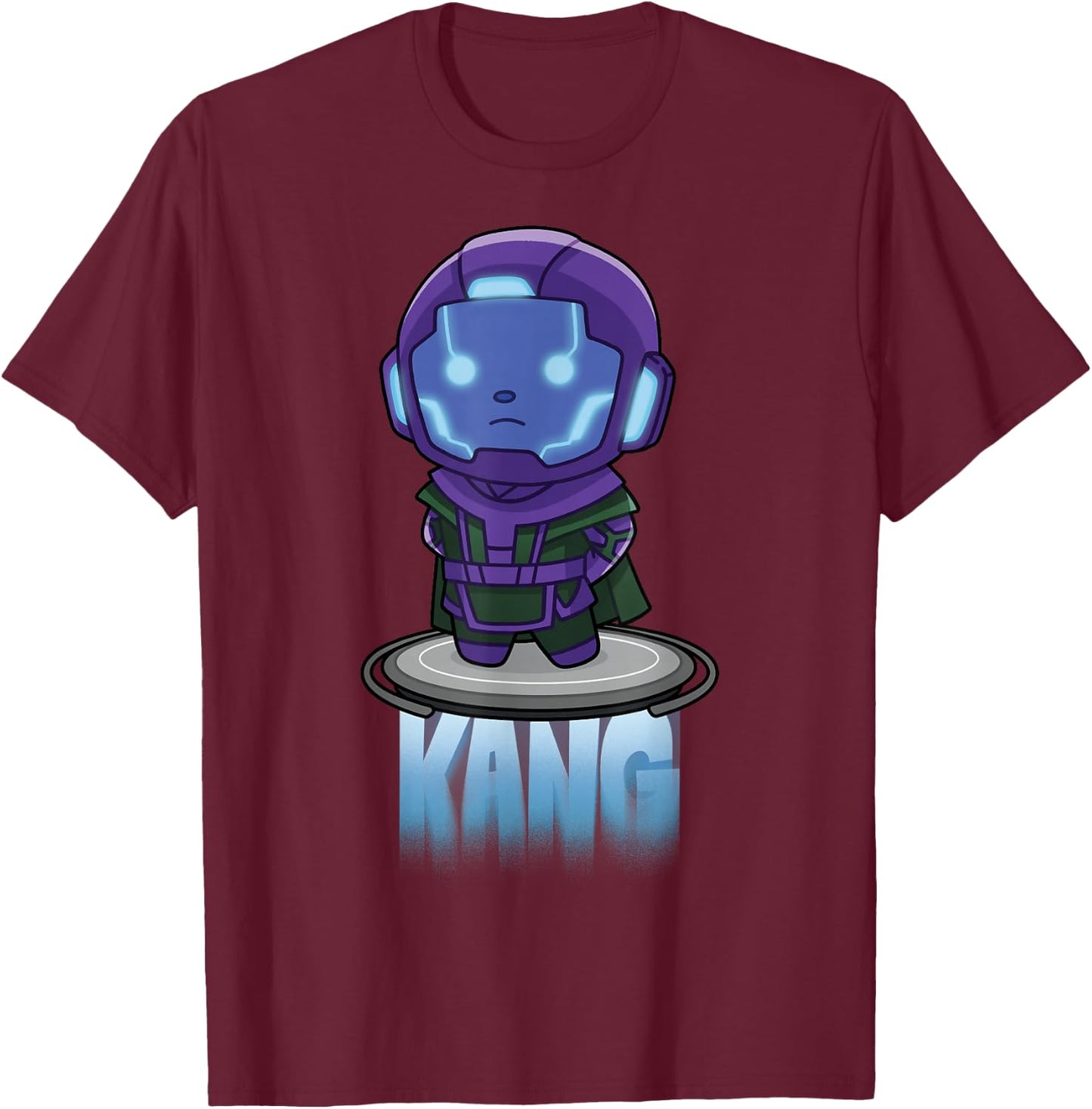 Marvel Ant-Man and the Wasp: Quantumania Chibi Kang T-Shirt - T-Shirt | Maroon