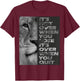 It's Not Over When You Lose - Do Not Quit - Sport Motivation T-Shirt - T-Shirt | Maroon