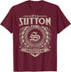 It's A SUTTON Thing You Wouldn't Understand Name Vintage T-Shirt - T-Shirt | Maroon