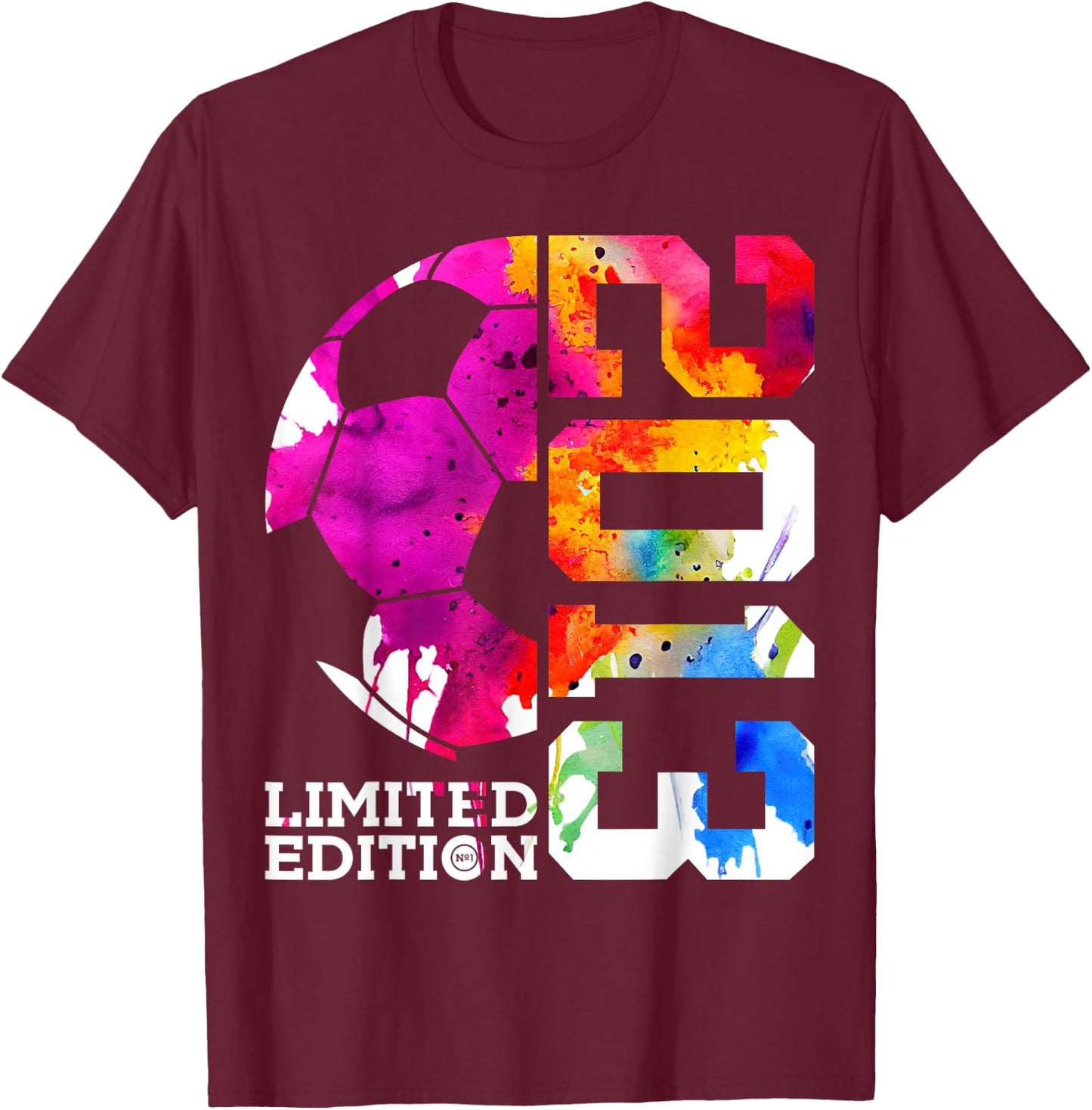 13th Birthday Football Limited Edition 2013 T-Shirt - T-Shirt | Maroon