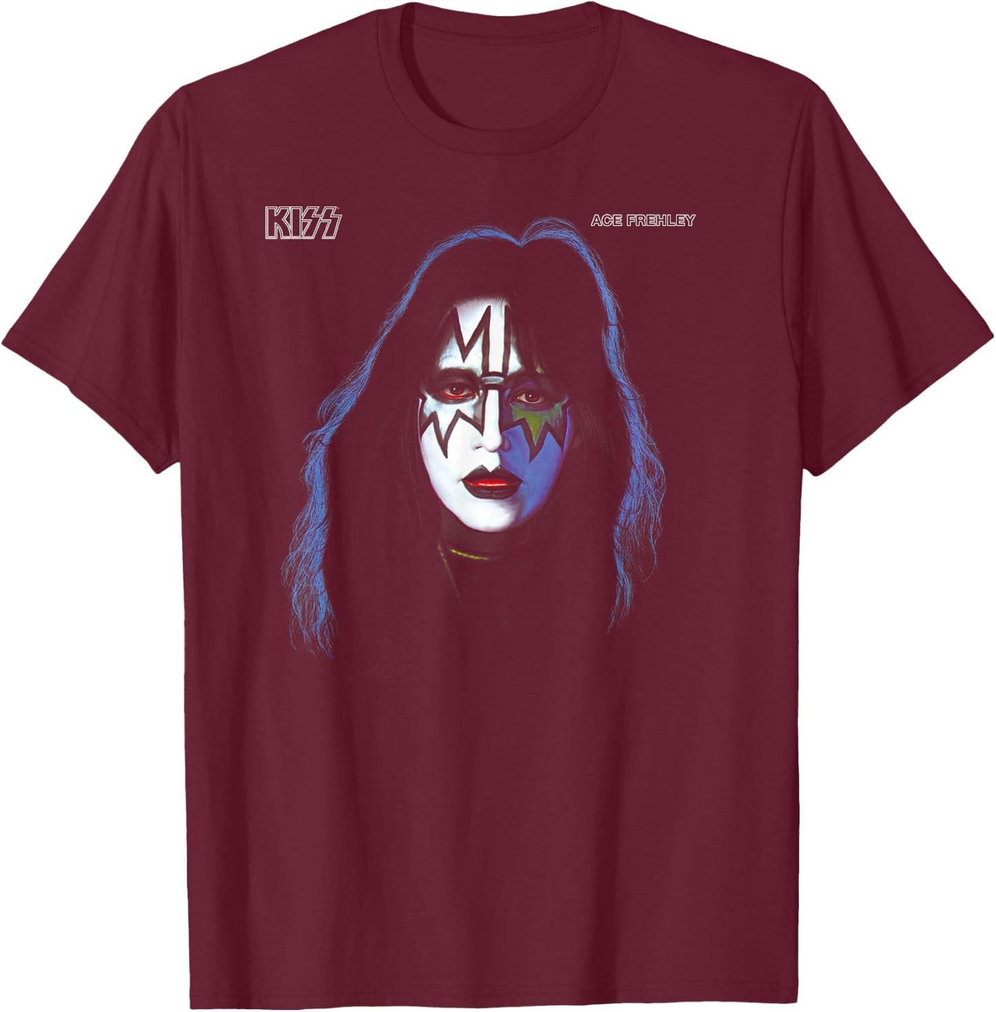 KISS - 1978 Ace Frehley T-Shirt - T-Shirt | Maroon