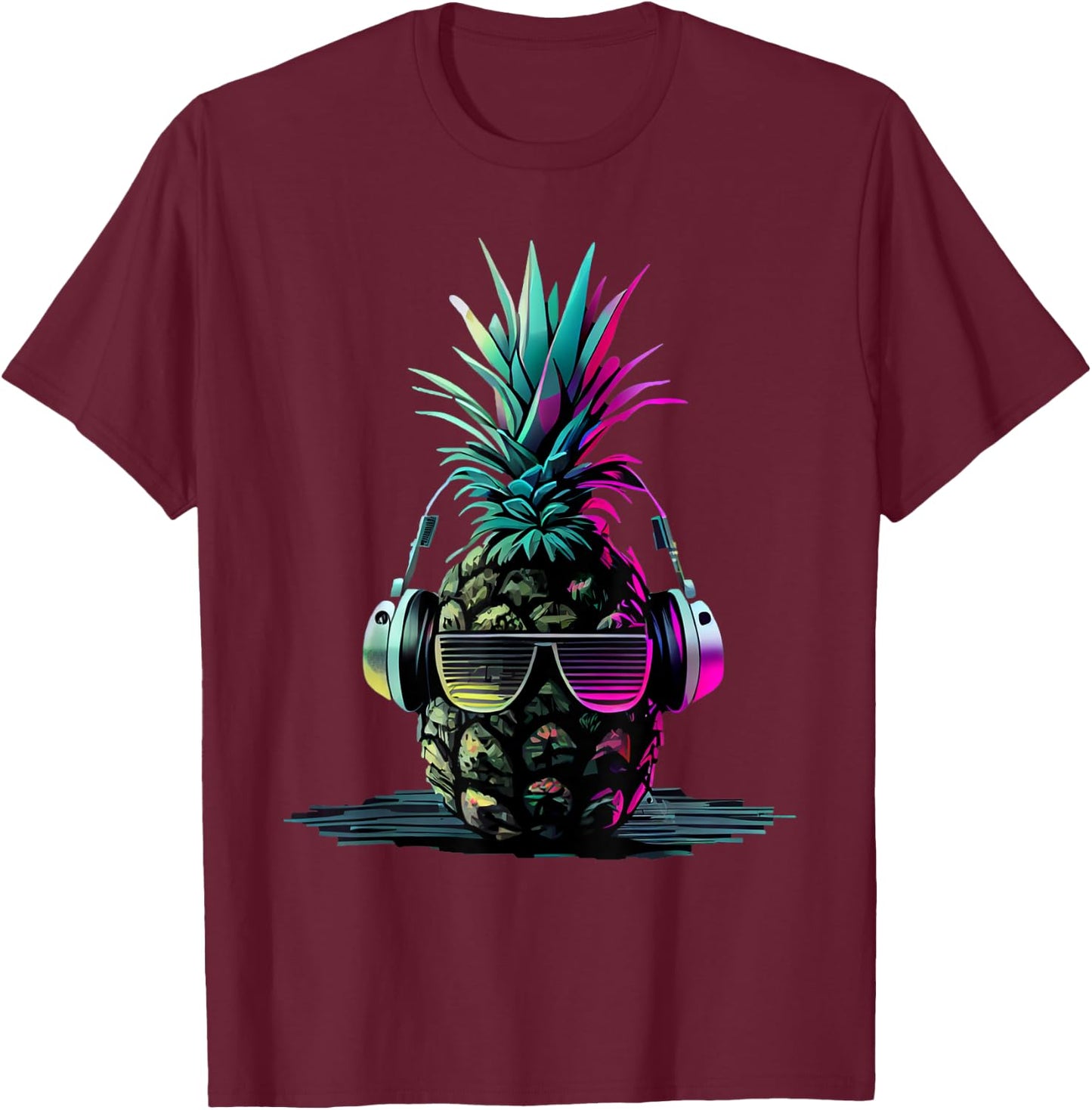 EDM Music Rave Festival Techno T-Shirt - T-Shirt | Maroon