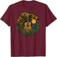 Acoustic Guitar Tree Guitarist Landscape Nature Music Lover T-Shirt - T-Shirt | Maroon
