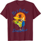 It Is 5 O'clock Somewhere Drinking Parrot T-Shirt - T-Shirt | Maroon