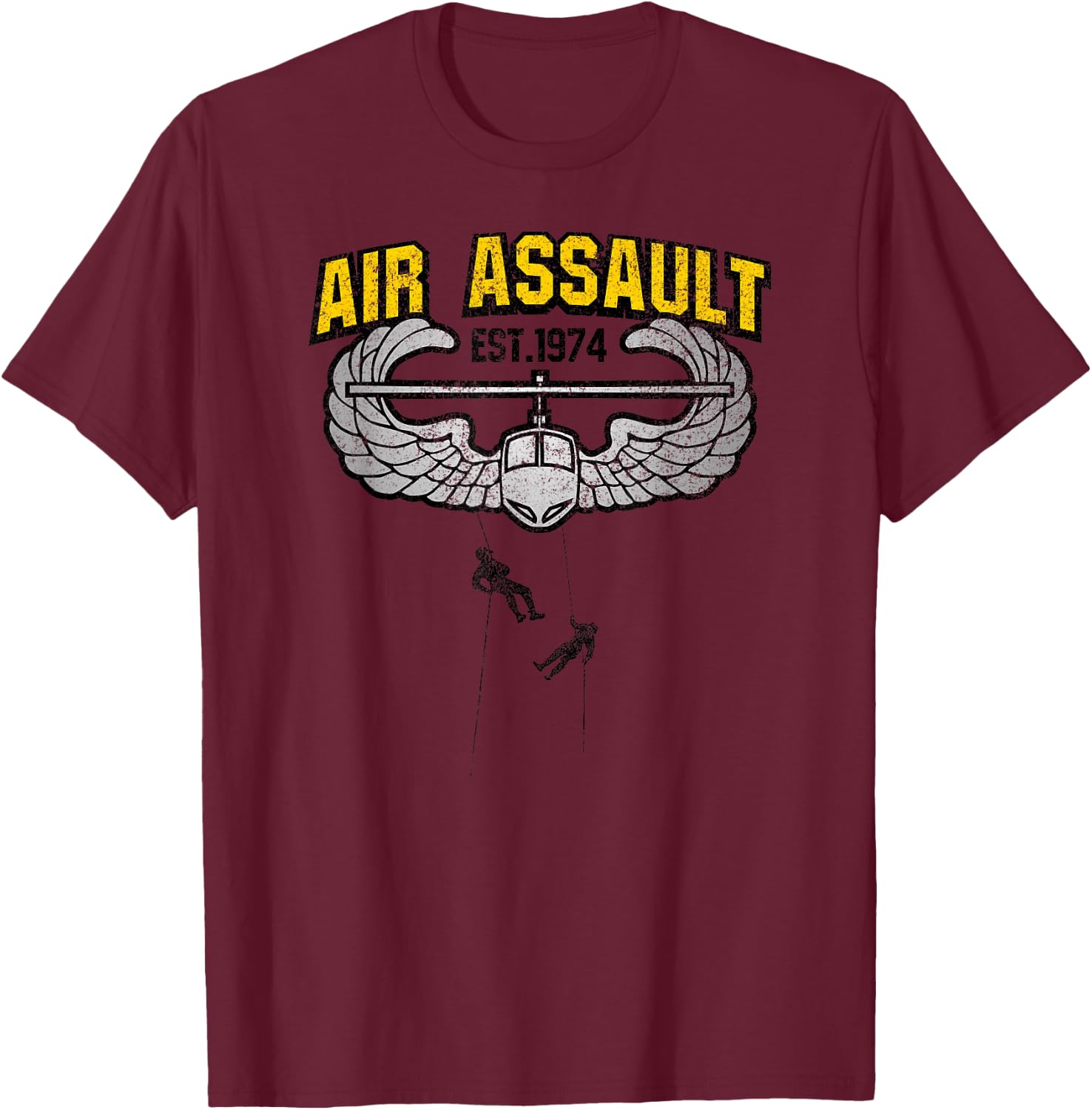 American Marauder: Air Assault T-Shirt - T-Shirt | Maroon