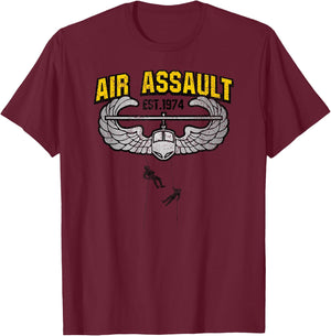 American Marauder: Air Assault T-Shirt - T-Shirt | Maroon