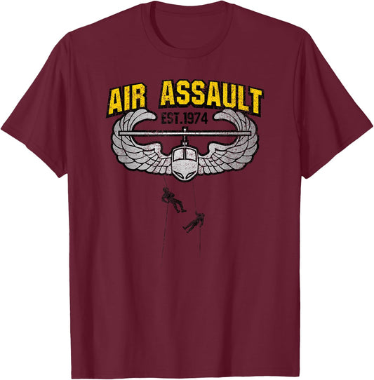 American Marauder: Air Assault T-Shirt - T-Shirt | Maroon