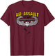 American Marauder: Air Assault T-Shirt - T-Shirt | Maroon