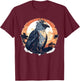 Harpy Eagle - VINTAGE Illustration Graphic T-Shirt - T-Shirt | Maroon