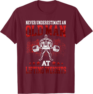 Bodybuilding and weightlifting designs Men's Classic Fit Black T-Shirt - T-Shirt | Maroon