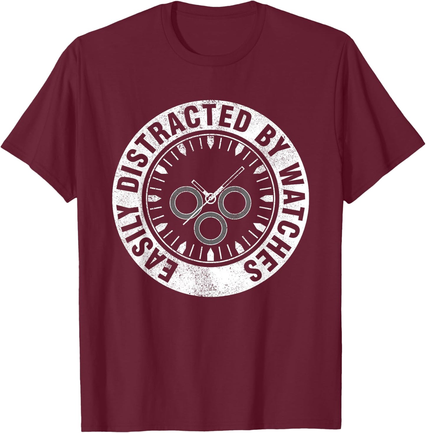 Watch Collecting Horologist Watch Lover Watch Collector T-Shirt - T-Shirt | Maroon