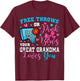 Free Throws or Pink Bows Great Grandma Loves You Baby T-Shirt - T-Shirt | Maroon