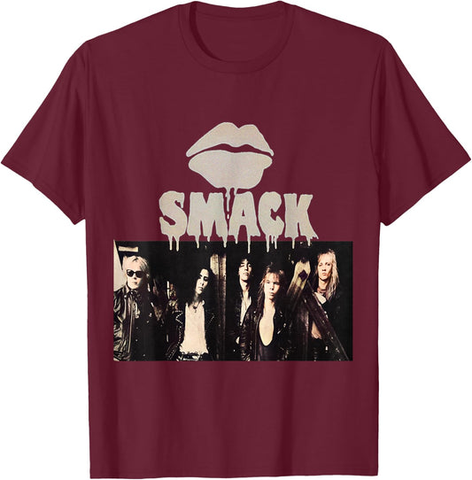 Smack Rock Band T-Shirt - T-Shirt | Maroon