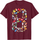 Kids 8th Birthday Birds Themed 8 Year Old Boys Bird Lover T-Shirt - T-Shirt | Maroon