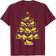 Canary Bird Lover Xmas Lights Canary Christmas Tree T-Shirt - T-Shirt | Maroon