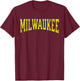 Milwaukee vintage city T-Shirt - T-Shirt | Maroon