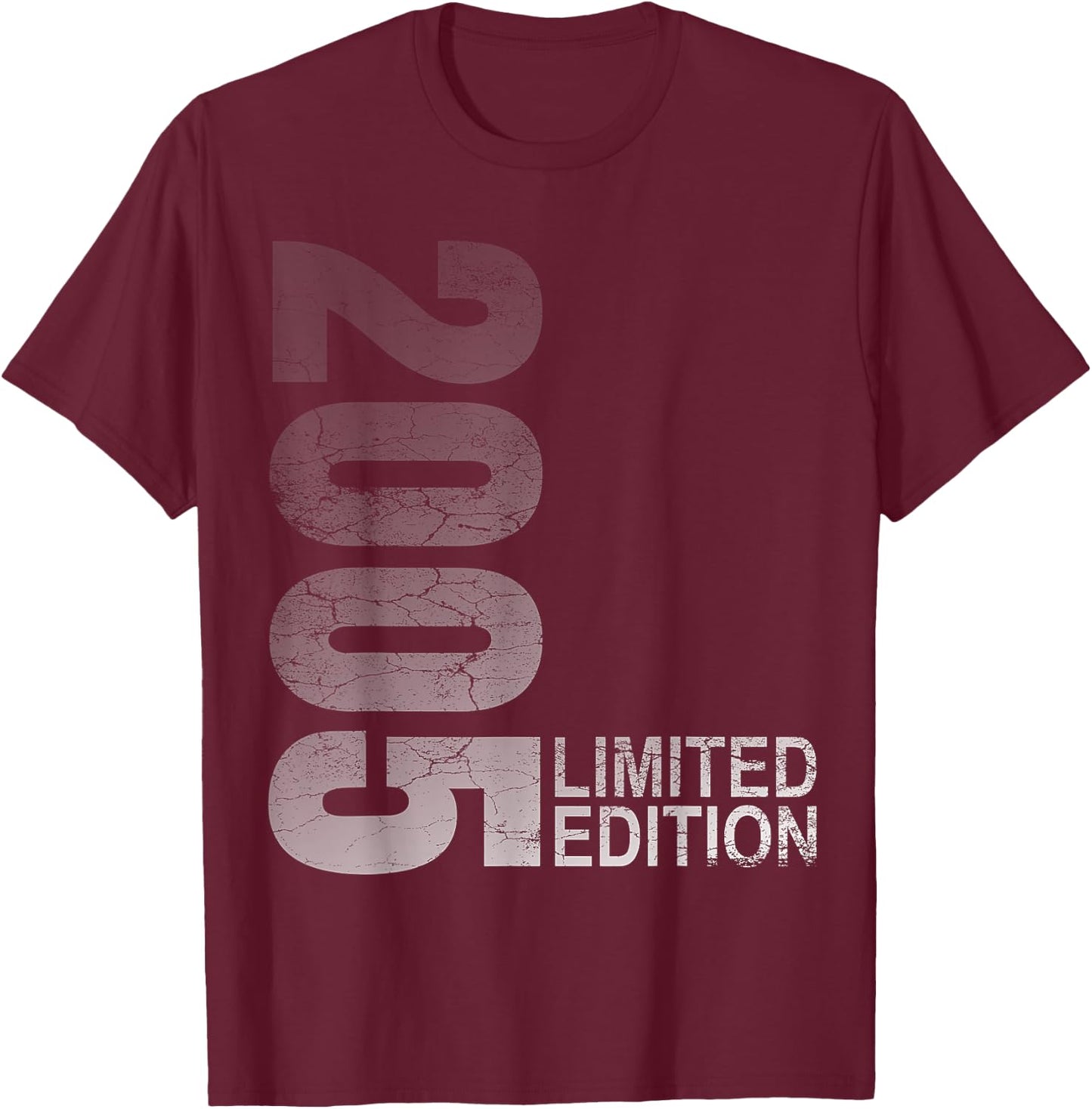 20 Years Old boy Limited Edition 20th Birthday Girl T-Shirt - T-Shirt | Maroon