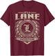 It's A Lane Thing You Wouldn't Understand Name Vintage T-Shirt - T-Shirt | Maroon