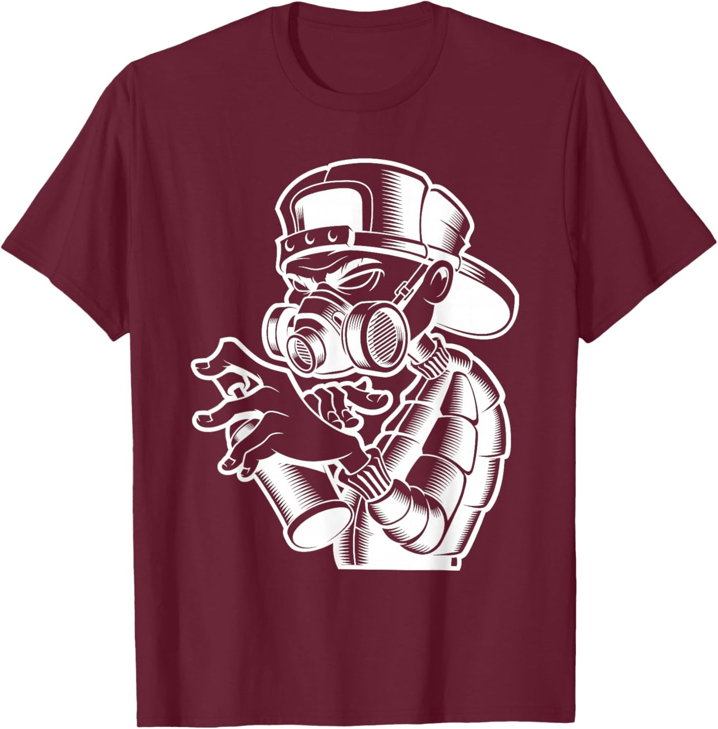 Sprayer I Street Art Artist Spray Can Street Artist T-Shirt - T-Shirt | Maroon