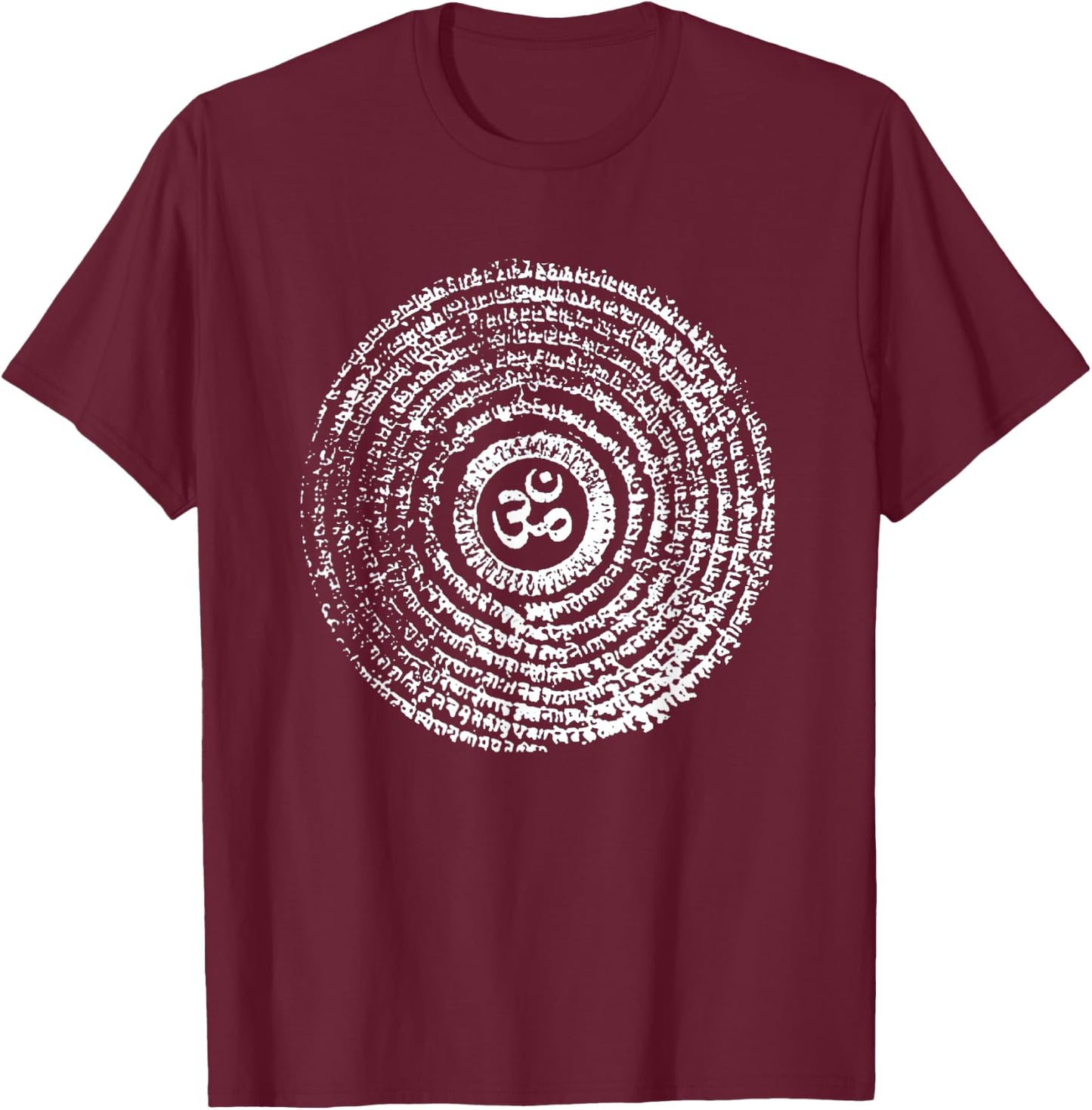 Om mani padme hum T-Shirt - T-Shirt | Maroon