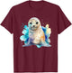 Seal Watercolor Sea Lion T-Shirt - T-Shirt | Maroon