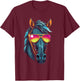 Funny Horse Racing Cool Sunglasses KY Derby Jockey Costume T-Shirt - T-Shirt | Maroon