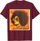 That Retro 70s Funk Queen T-Shirt - T-Shirt | Maroon