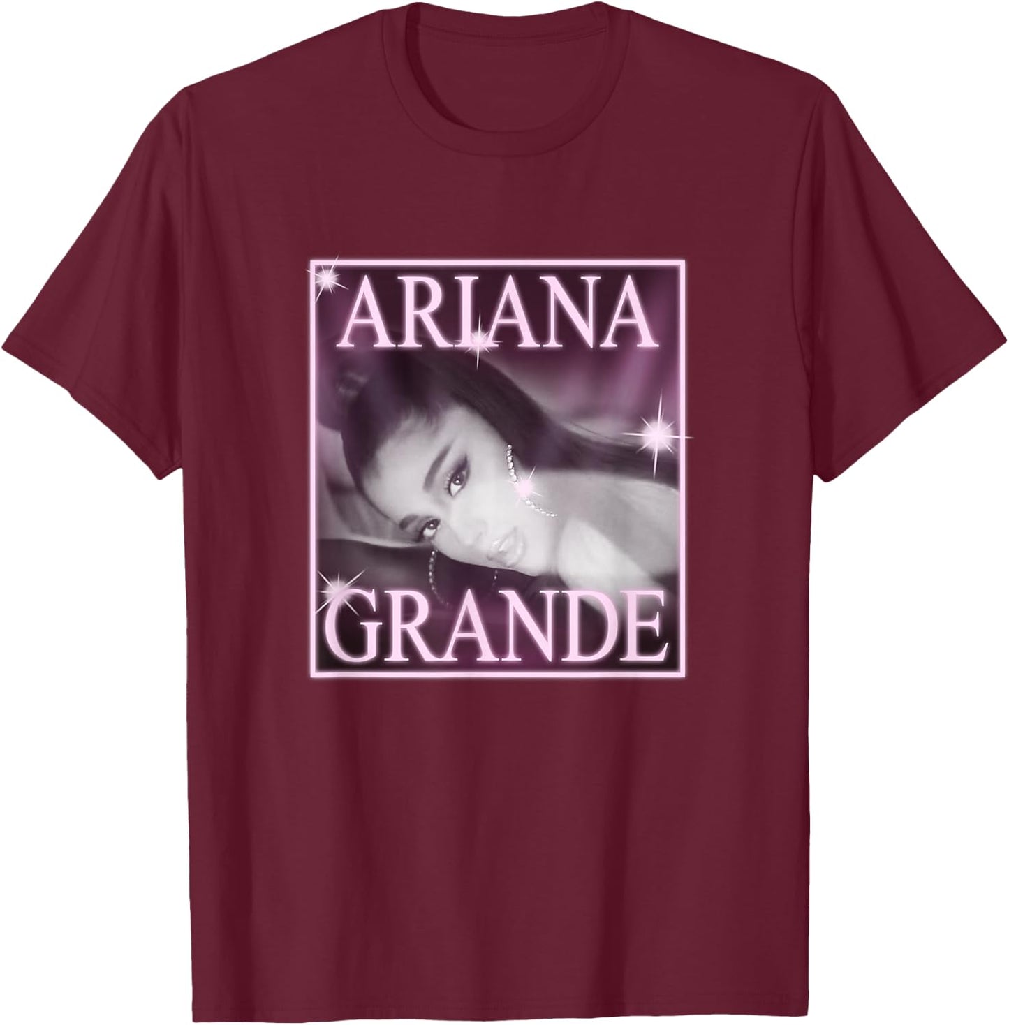 Official Ariana Grande Thank U, Next Homage T-Shirt - T-Shirt | Maroon