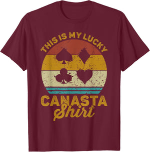 Grandma Is My Name Canasta Is My Game Funny Canasta T-Shirt - T-Shirt | Maroon